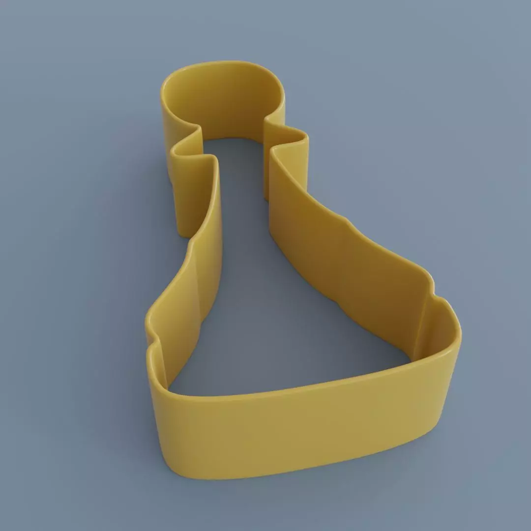 cookie cutter pawn 3D print model_0