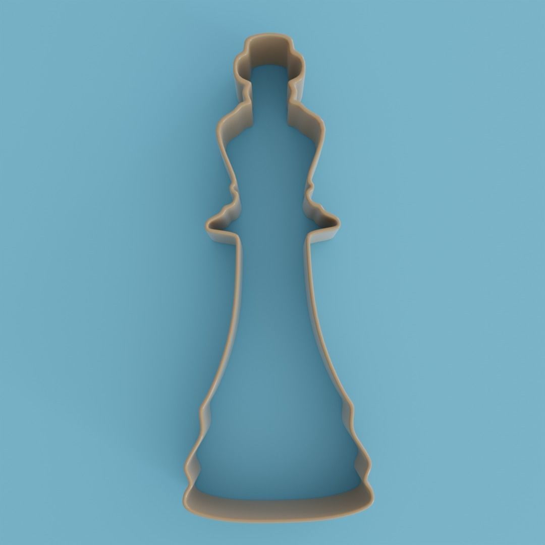 king cookie cutter 3D print model_1