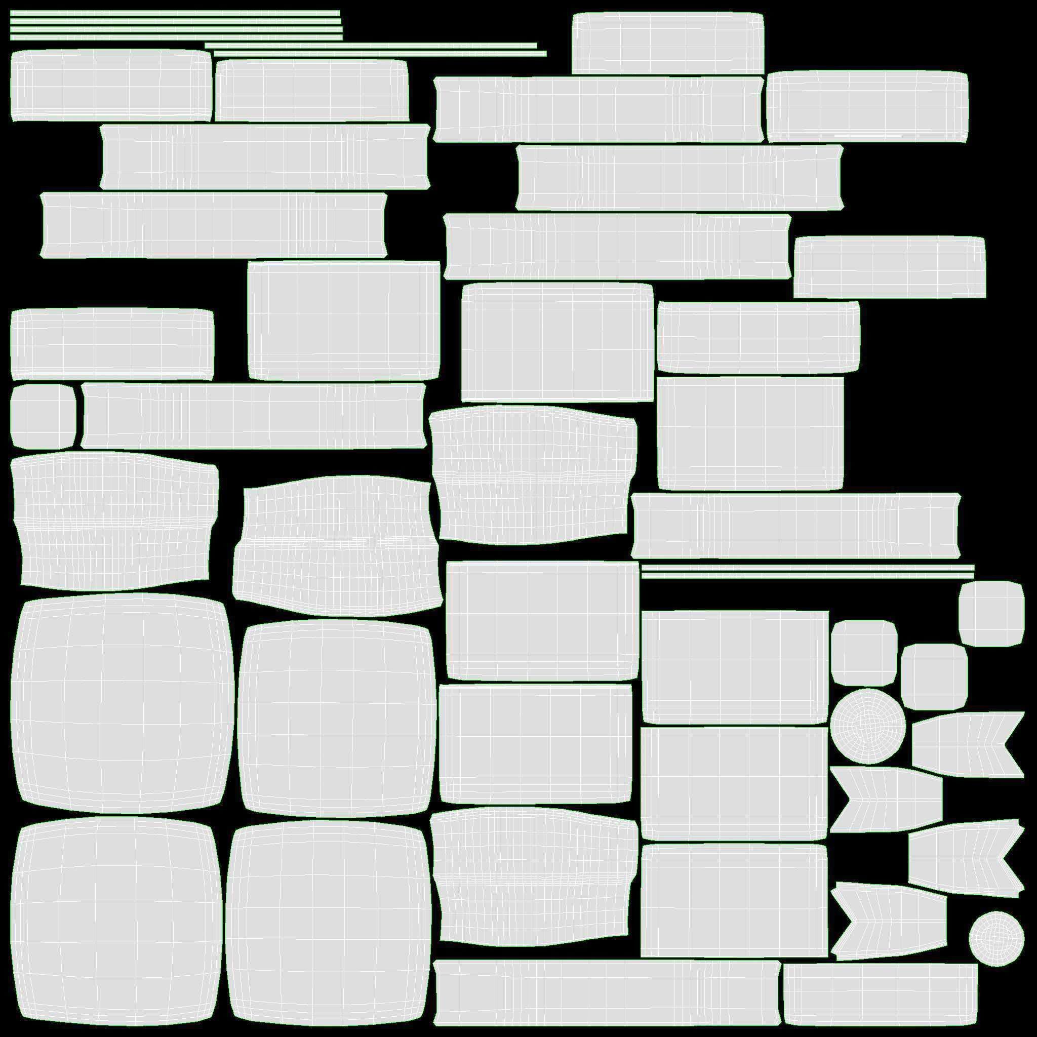 Gift Box with Ribbon Stylized 3D model_7