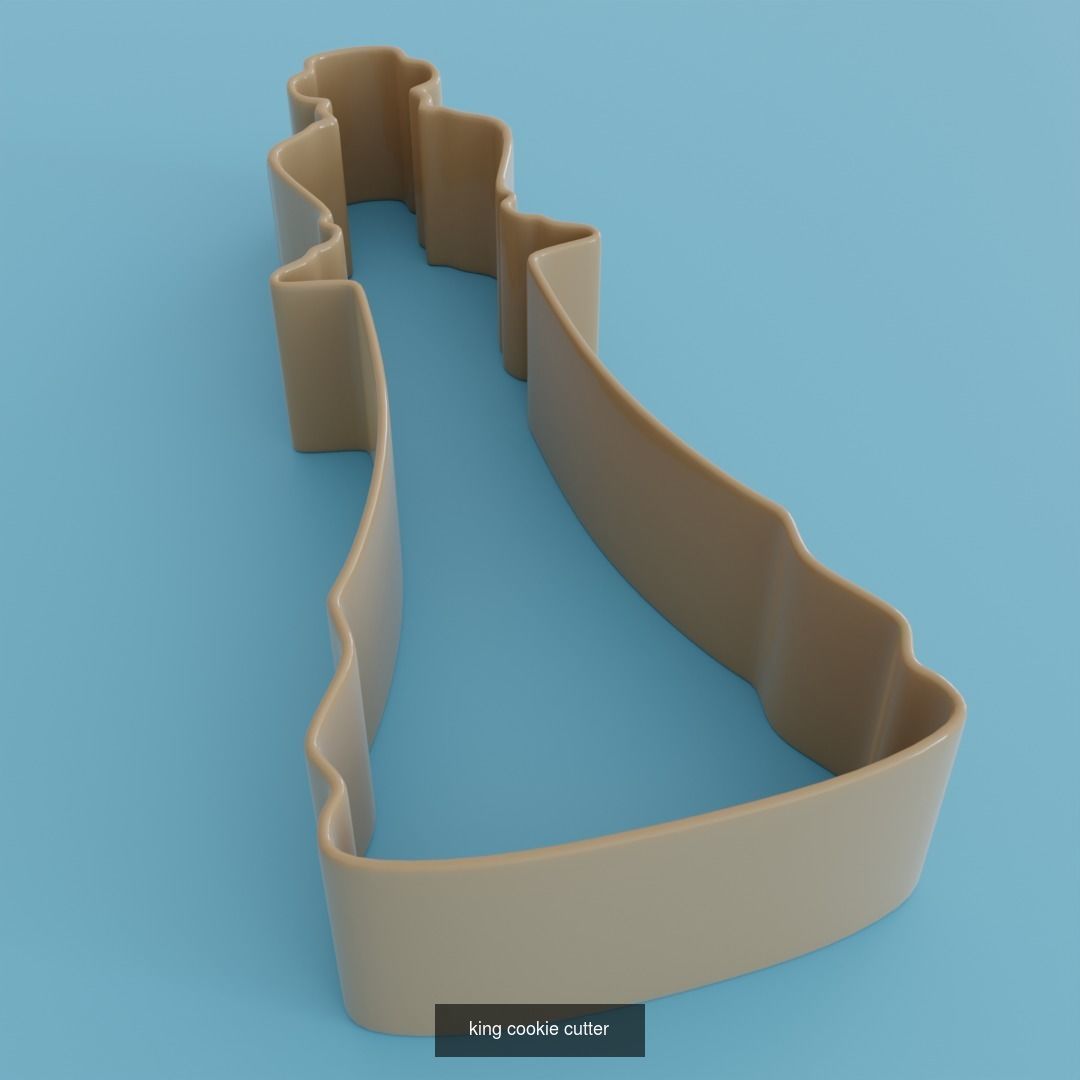 Forms for cookies chess figures for printing 3D Model Collection_6