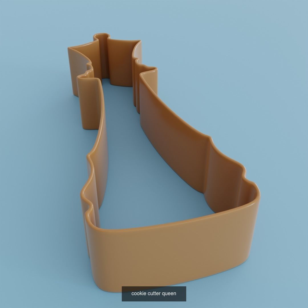 Forms for cookies chess figures for printing 3D Model Collection_3