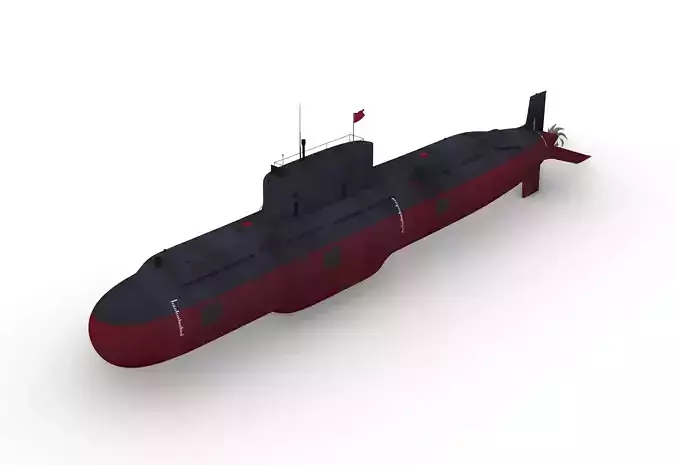 Type-032 submarine 3D model