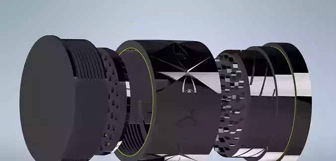 3D Printable Herb Grinder With Threads  Free 3D print model