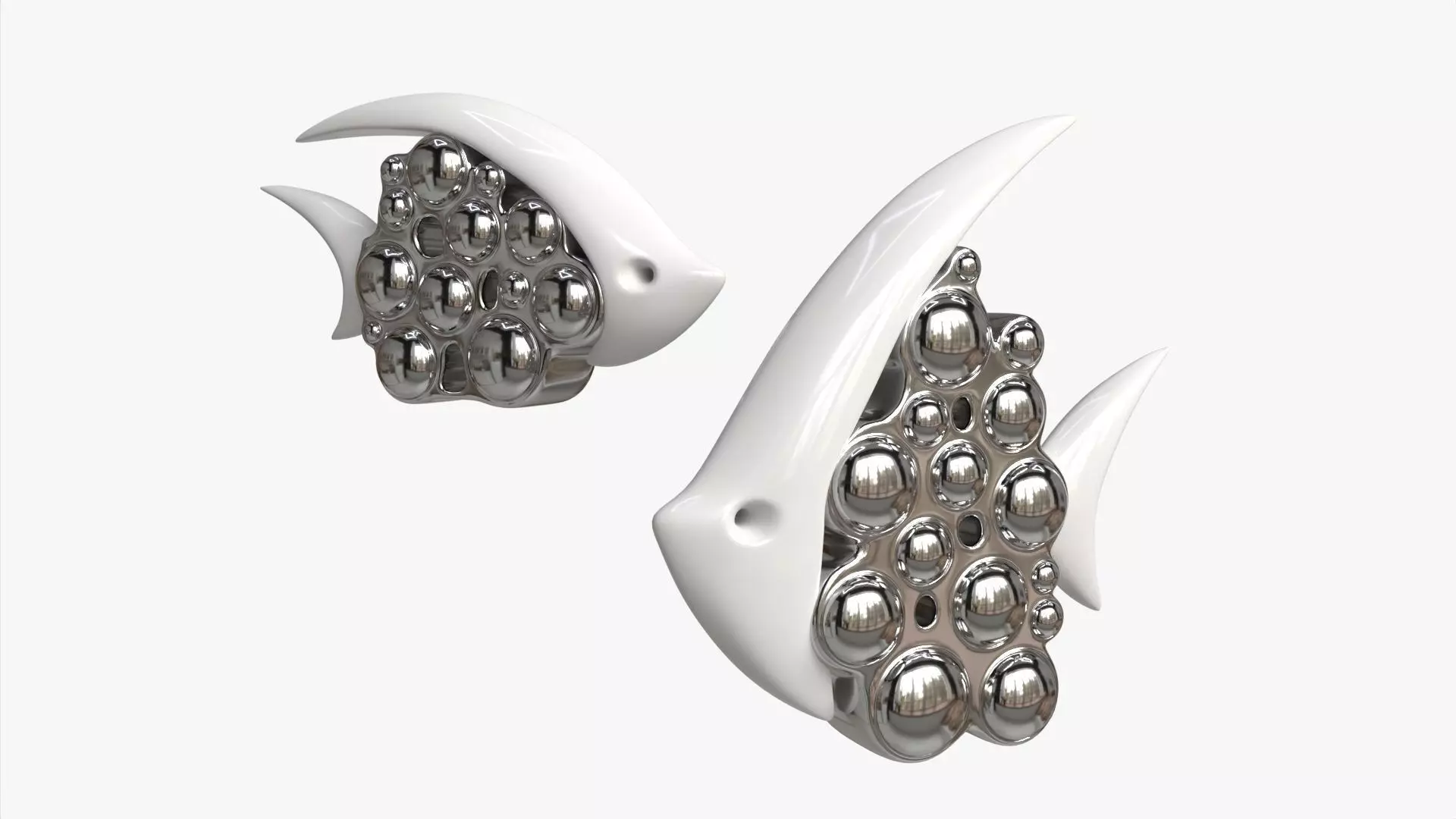 Ceramic Fish Figurines 3D model_0