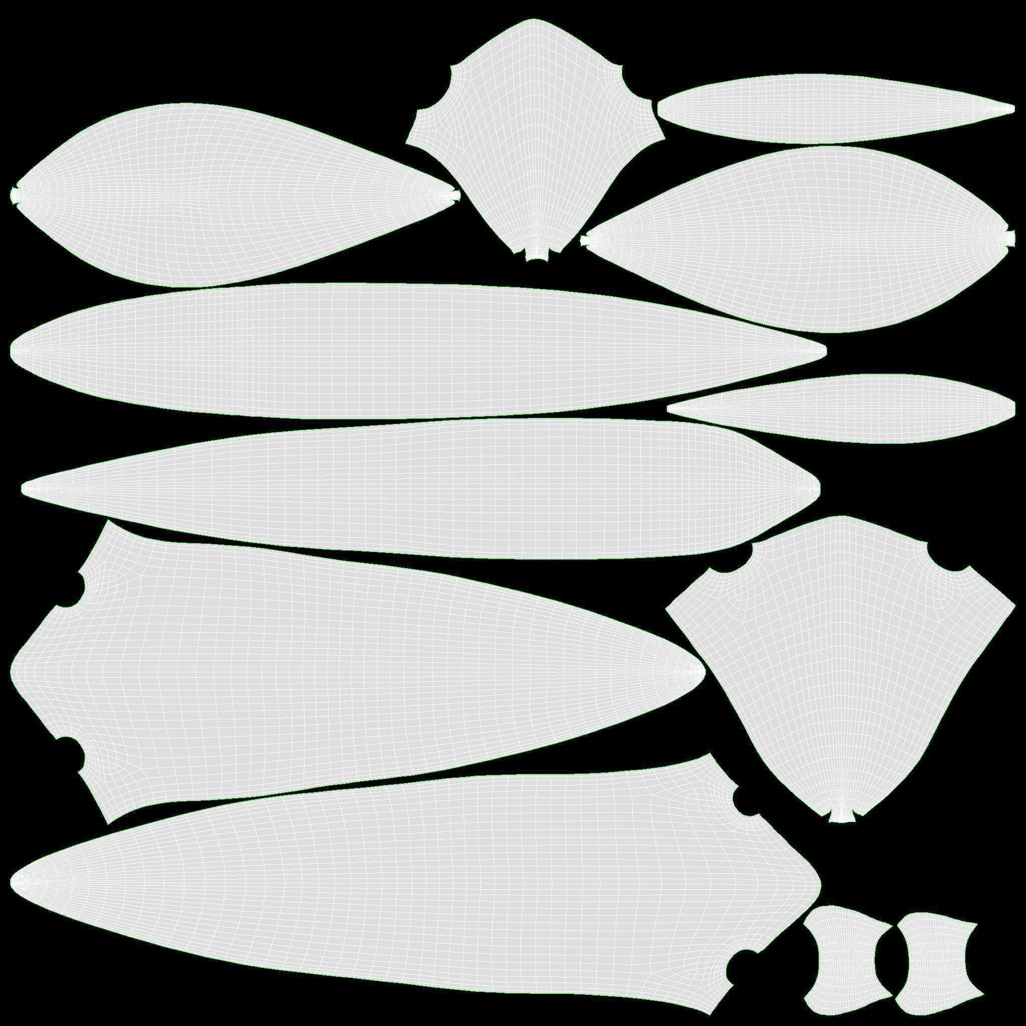 Ceramic Fish Figurines 3D model_9