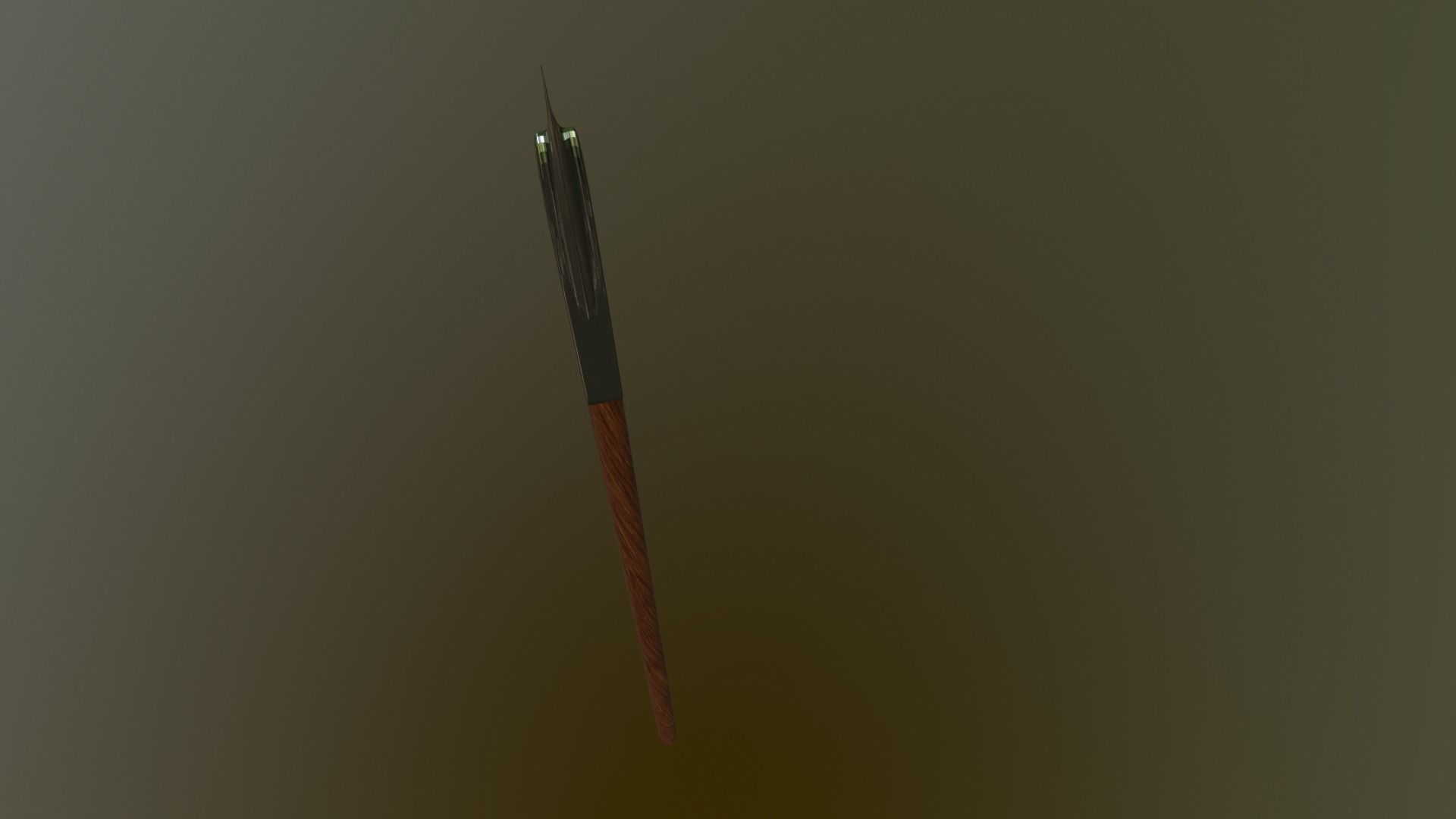 spear-01 sword Low-poly 3D model_5
