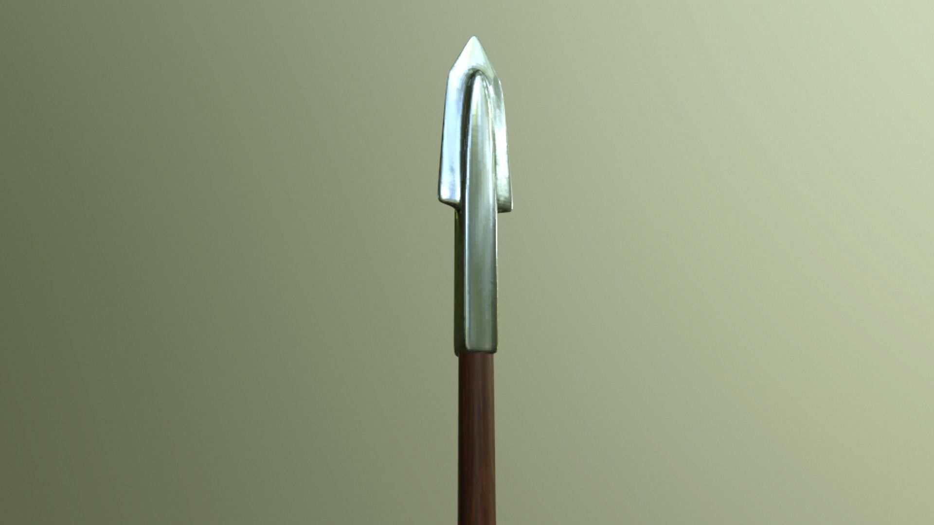 spear-01 sword Low-poly 3D model_1