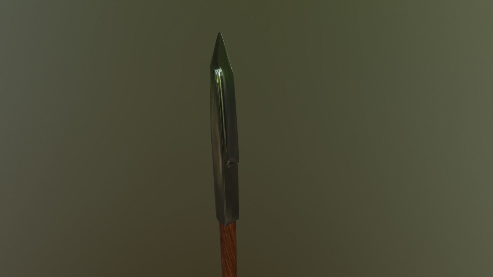 spear-01 sword Low-poly 3D model_9