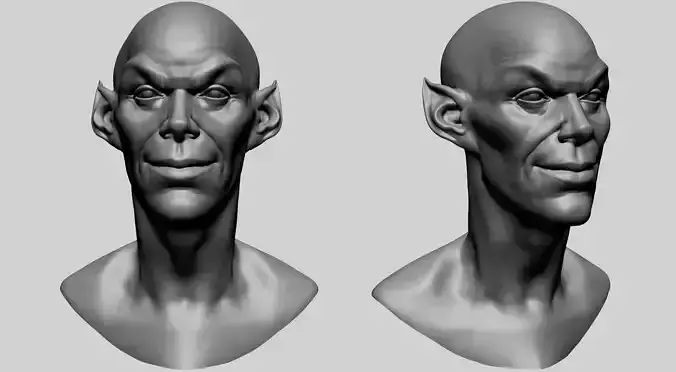 Male Head I 3D model