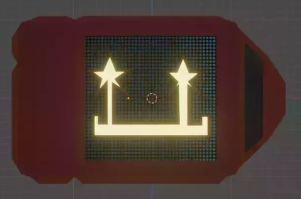 Starry Robot Free low-poly 3D model