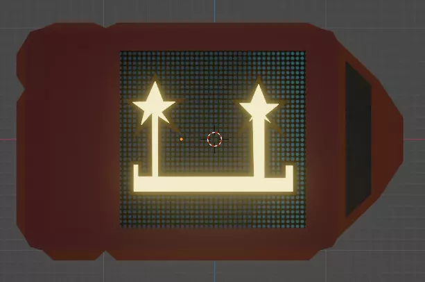 Starry Robot Free low-poly 3D model