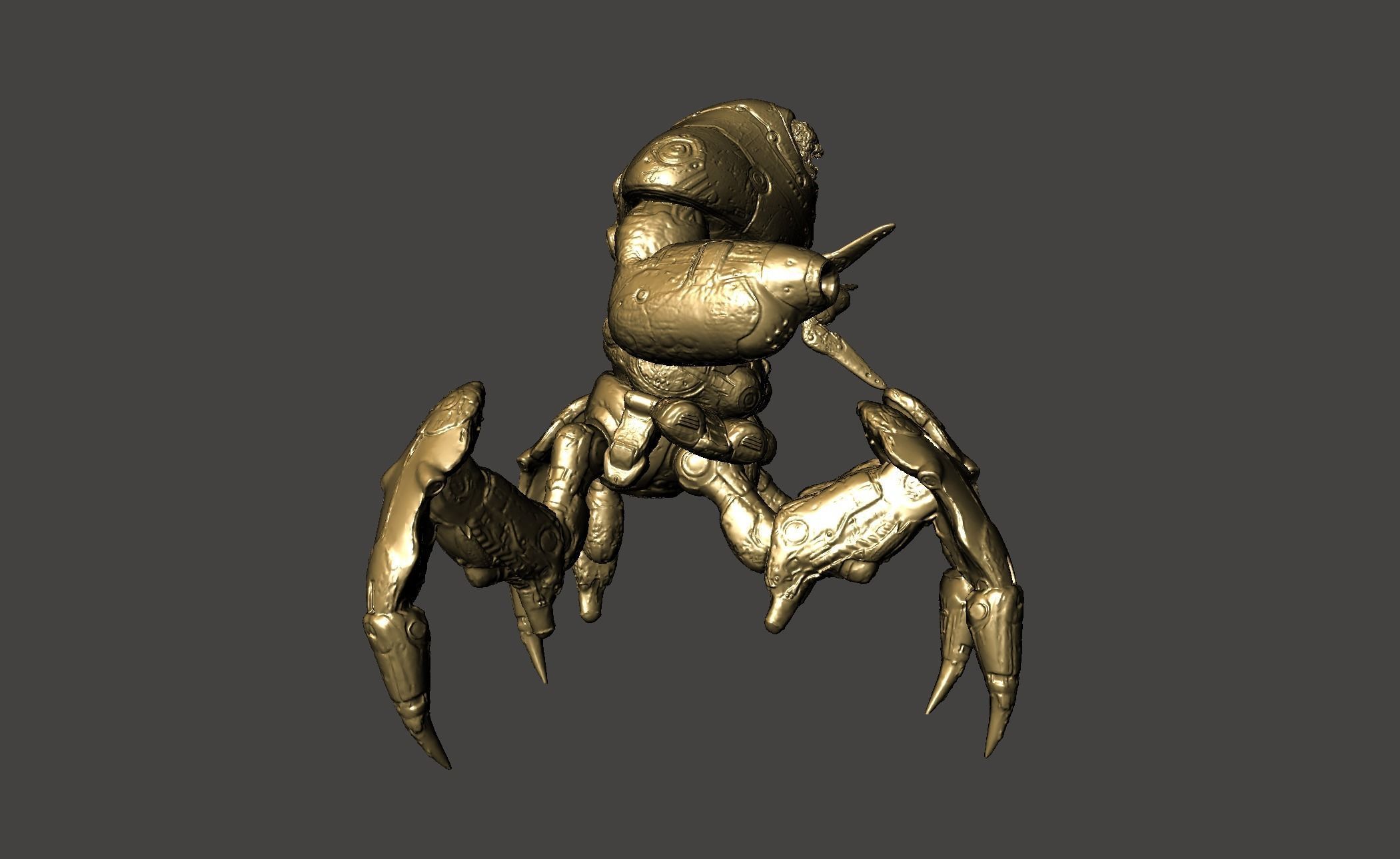 THE MAKRON QUAKE 4 modular ultra-high Detailed  STL 3D model 3D print model_14