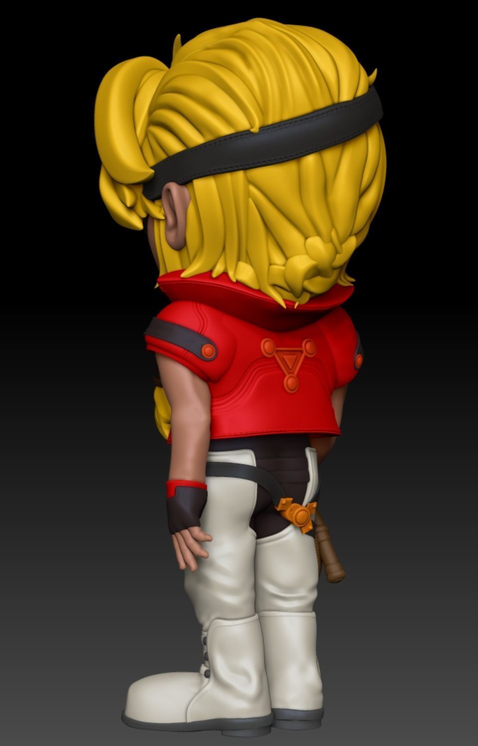 Xenogears Bartholomew Fatima Cartoon Chubby Chibi Figure 3D print model_17