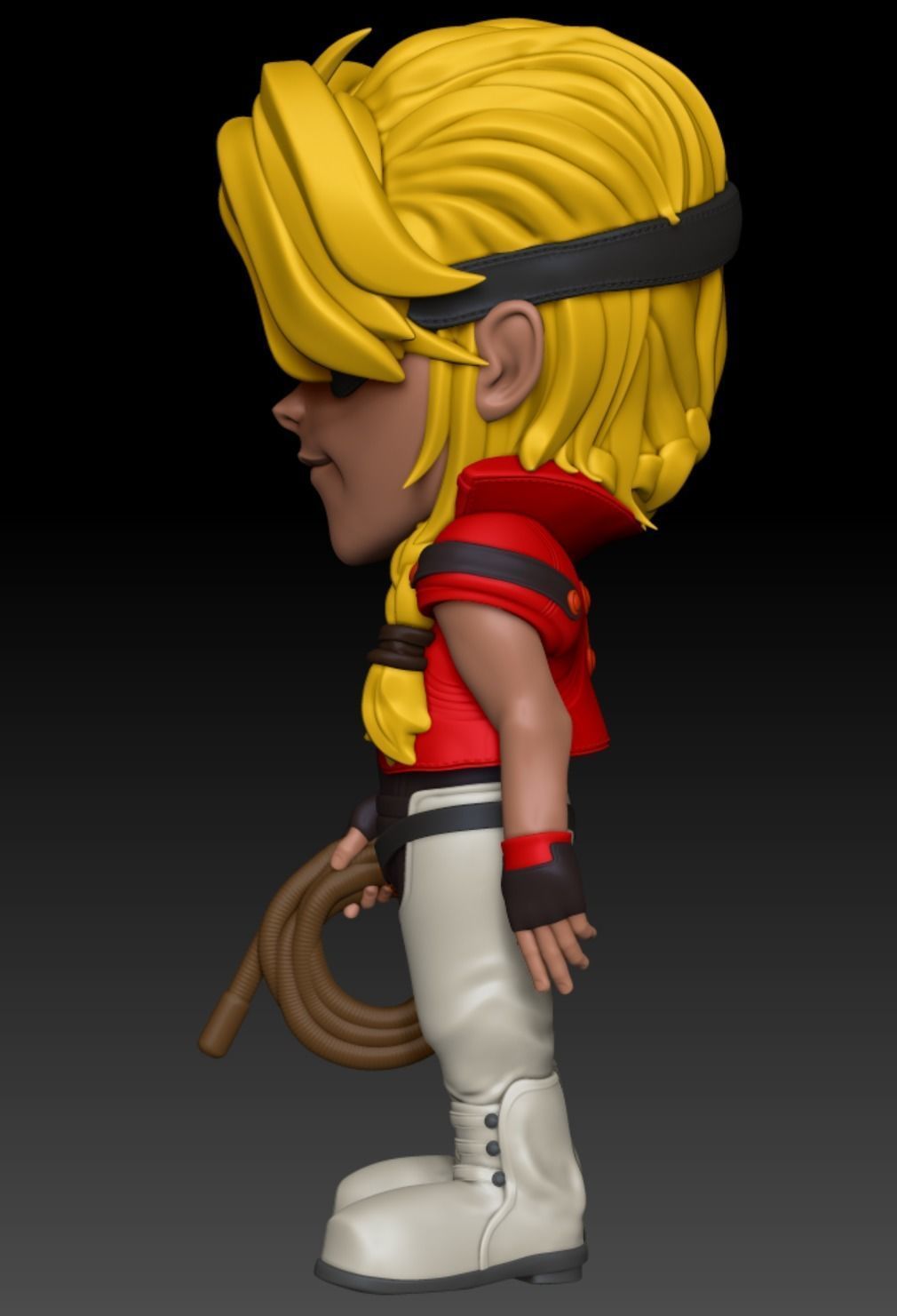 Xenogears Bartholomew Fatima Cartoon Chubby Chibi Figure 3D print model_18