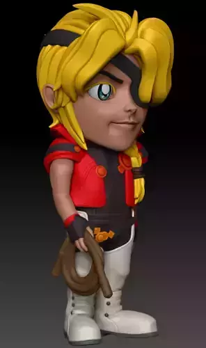 Xenogears Bartholomew Fatima Cartoon Chubby Chibi Figure