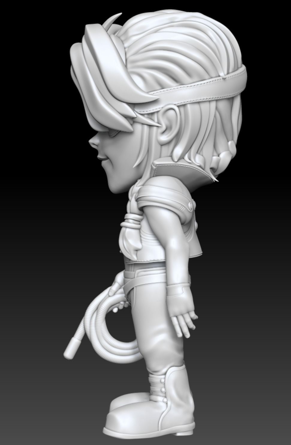 Xenogears Bartholomew Fatima Cartoon Chubby Chibi Figure 3D print model_8