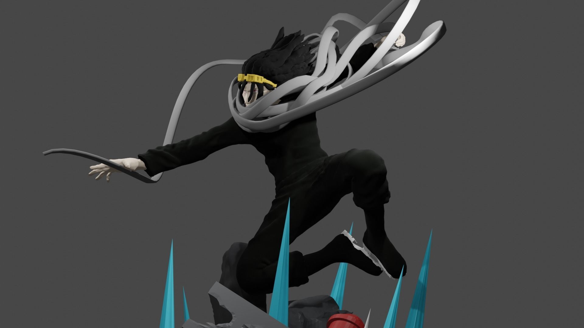 Shota Aizawa - Eraser Head Attacks  3D print model_6