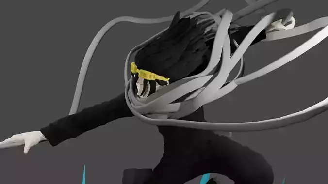 Shota Aizawa - Eraser Head Attacks  3D print model