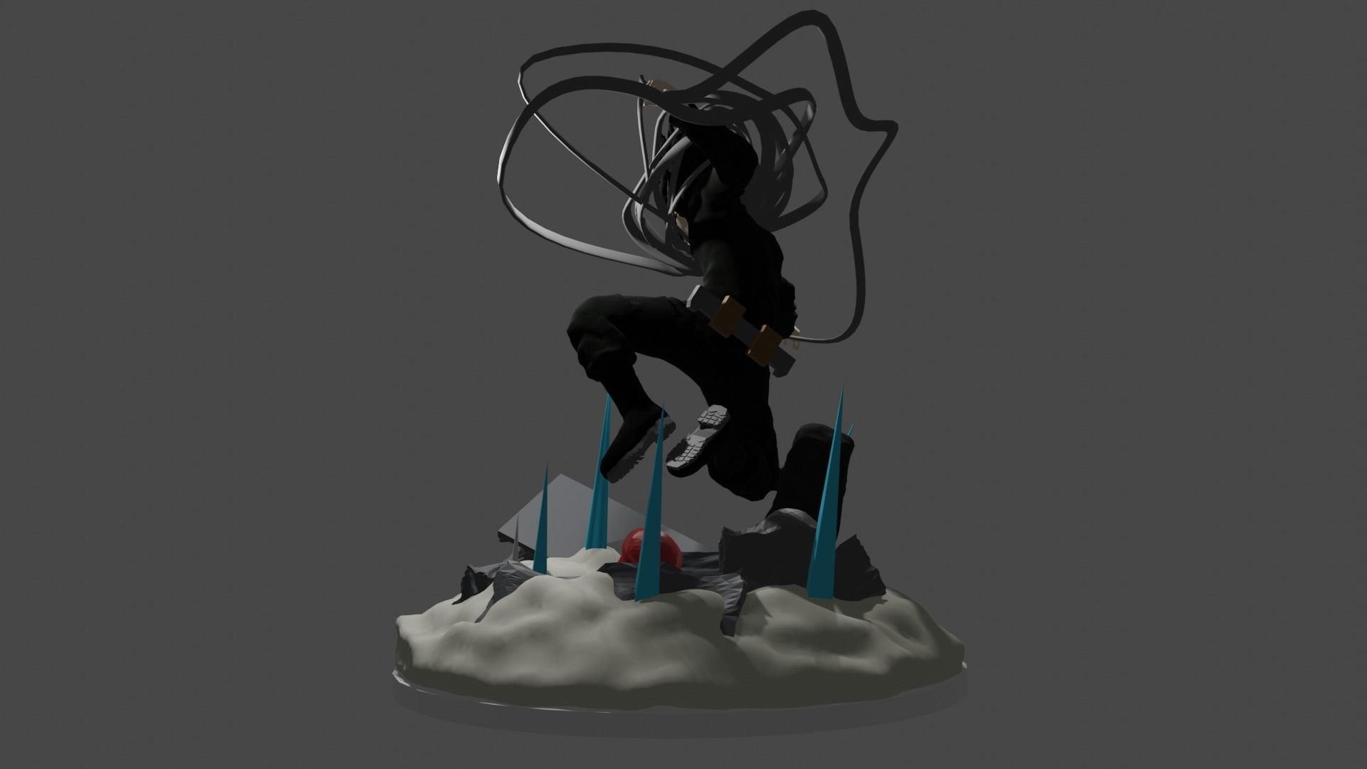Shota Aizawa - Eraser Head Attacks  3D print model_2