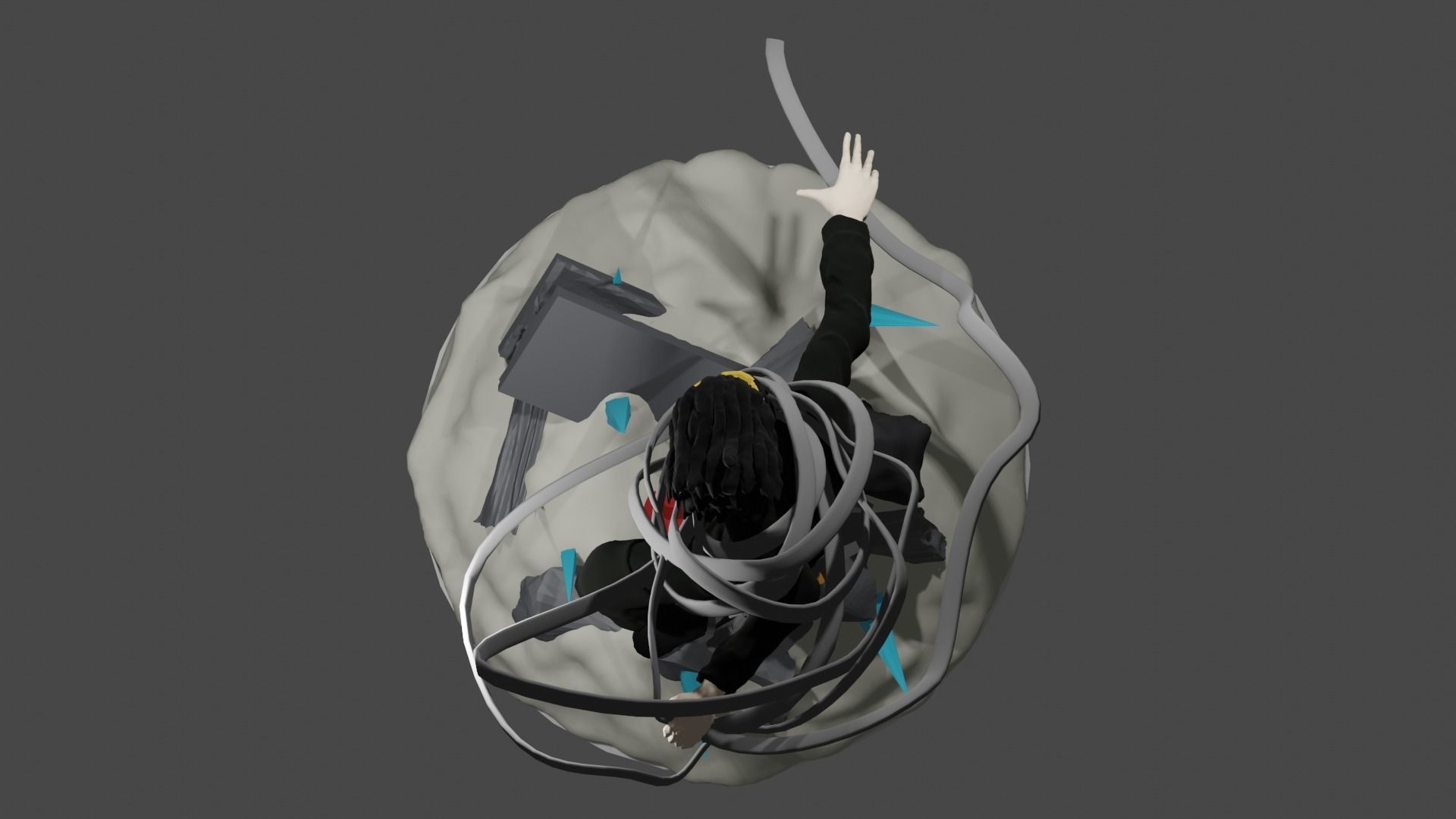 Shota Aizawa - Eraser Head Attacks  3D print model_8