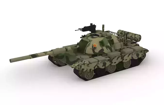 Type 88 Battle Tank 3D model