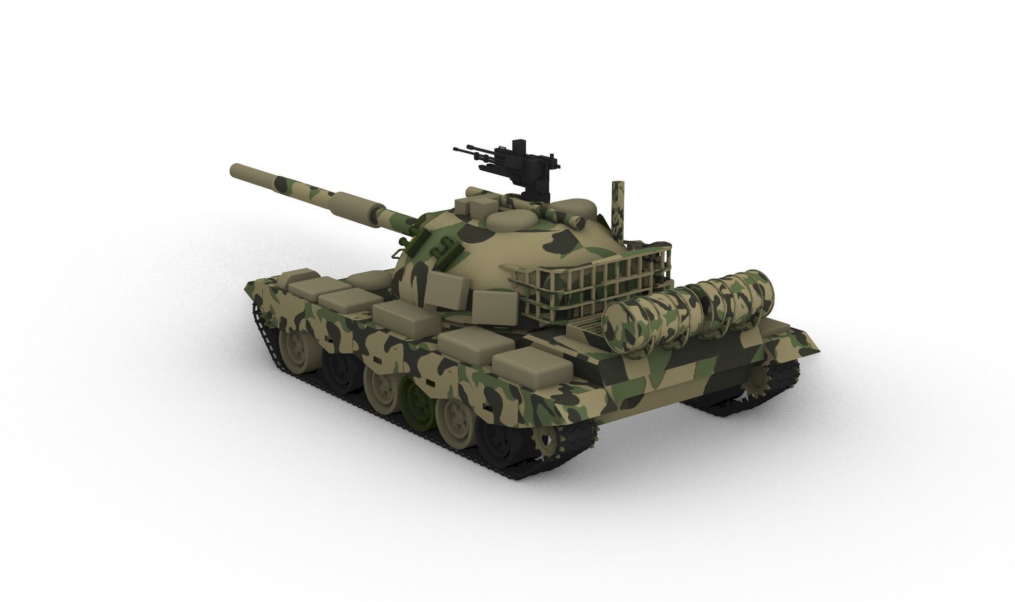 Type 88 Battle Tank 3D model | CGTrader