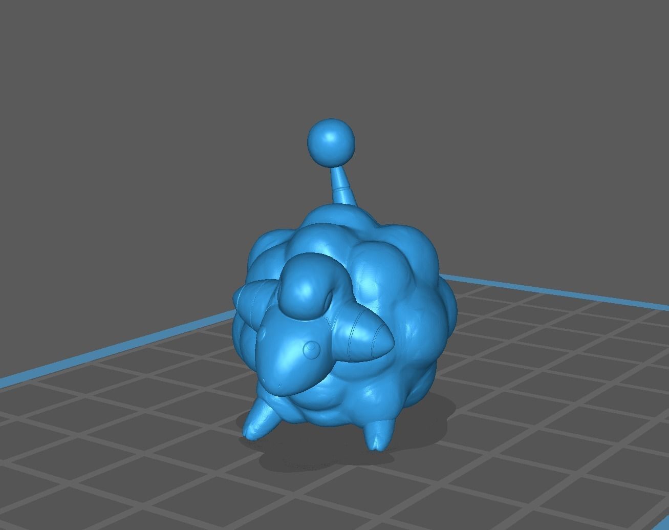 Mareep pokemon 3D print model 3D print model_8