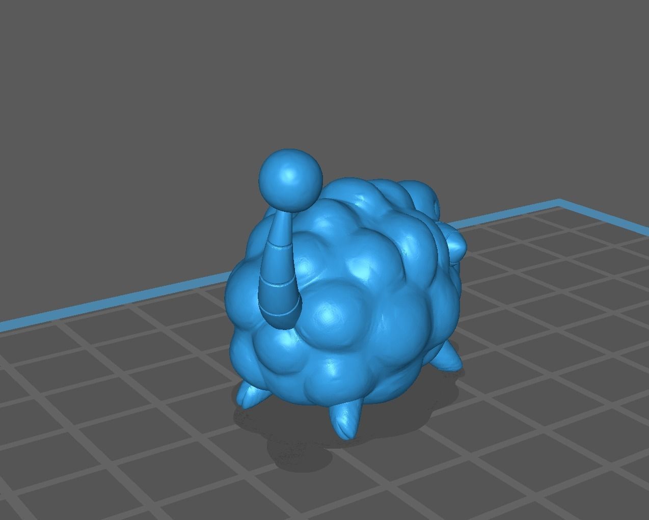 Mareep pokemon 3D print model 3D print model_10