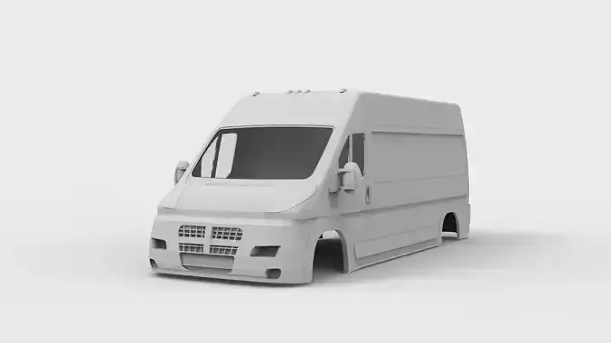 Dodge ram promaster 3D print model