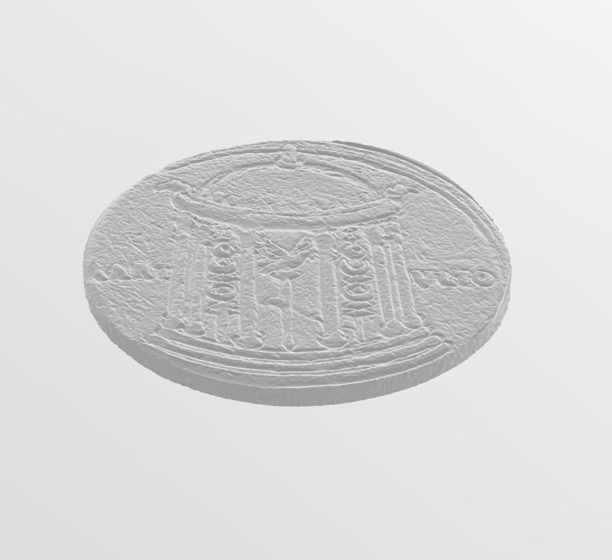 Roman Empire Gold Coin-3D Printing 3D model_8