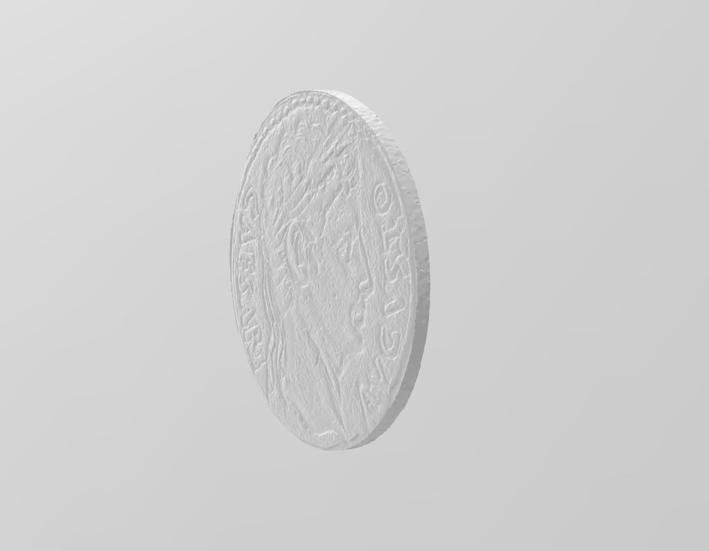 Roman Empire Gold Coin-3D Printing 3D model_5