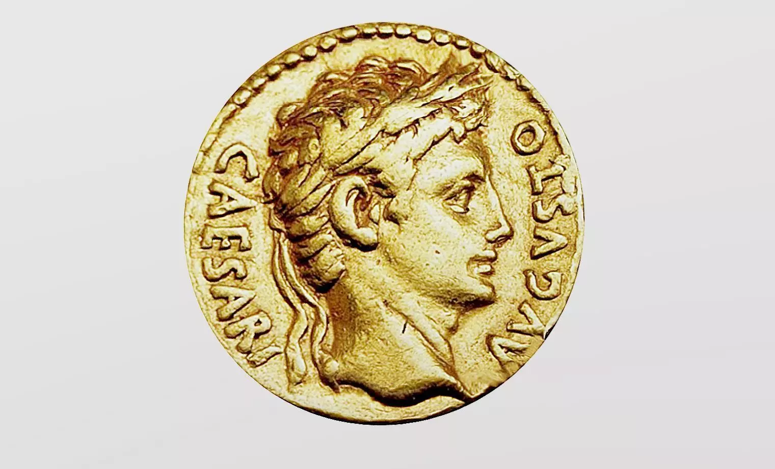 Roman Empire Gold Coin-3D Printing 3D model_0