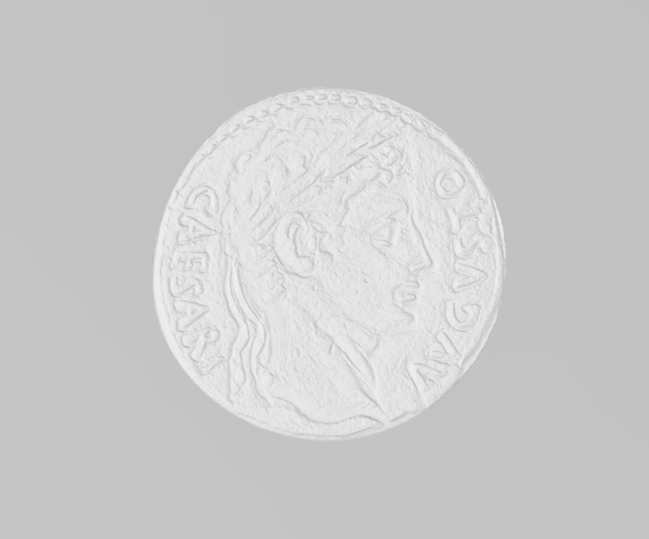 Roman Empire Gold Coin-3D Printing 3D model_6