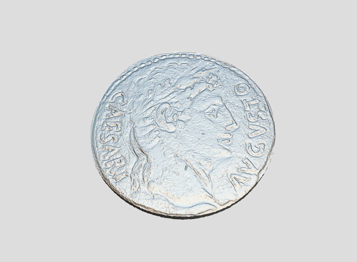 Roman Empire Gold Coin-3D Printing 3D model_4