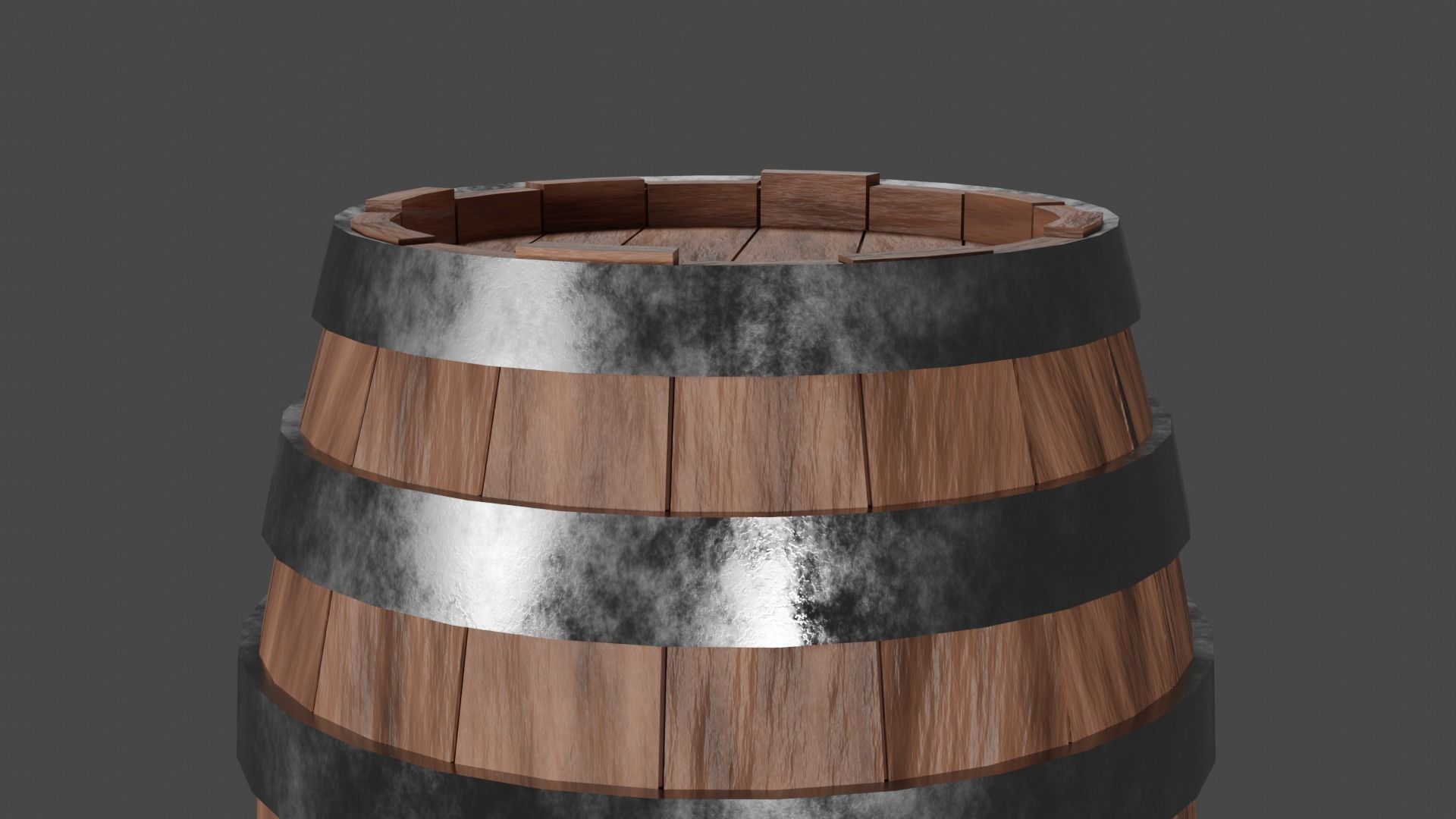Barrel 3d model Free 3D model_2