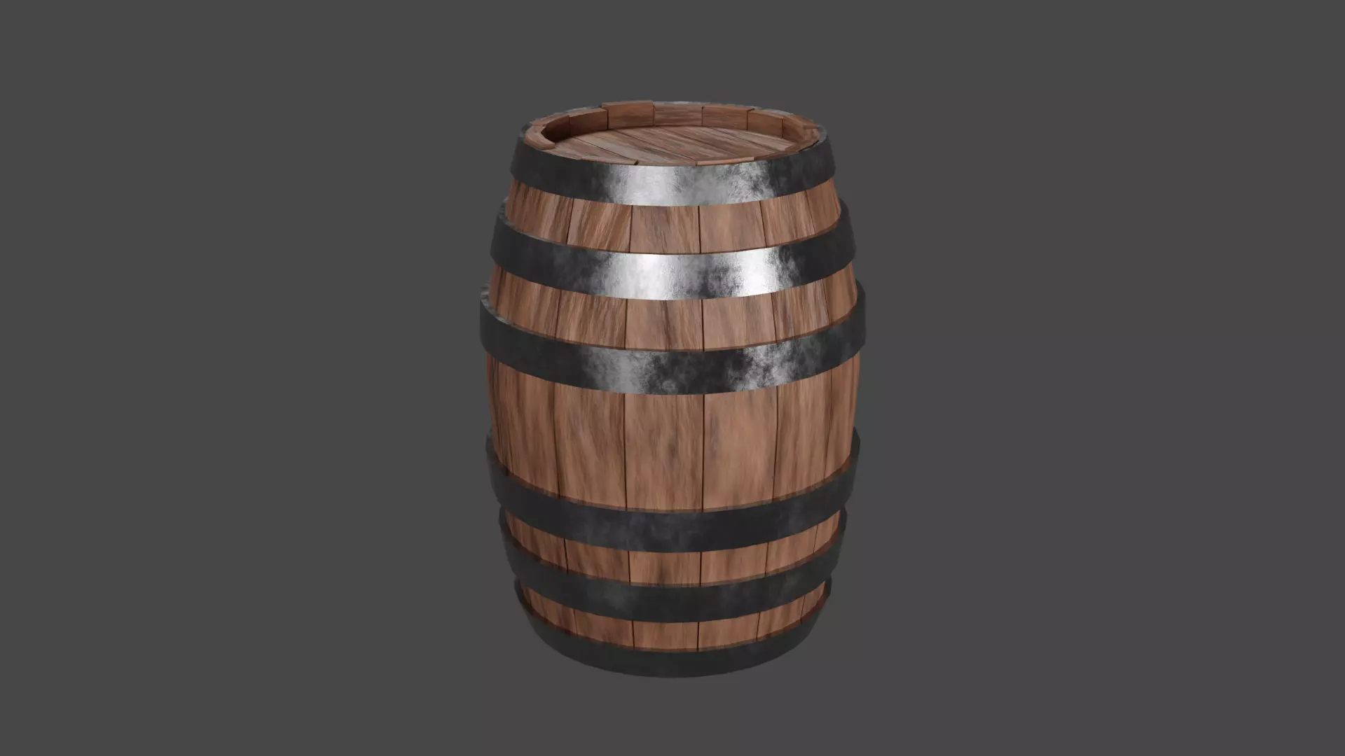 Barrel 3d model Free 3D model_0
