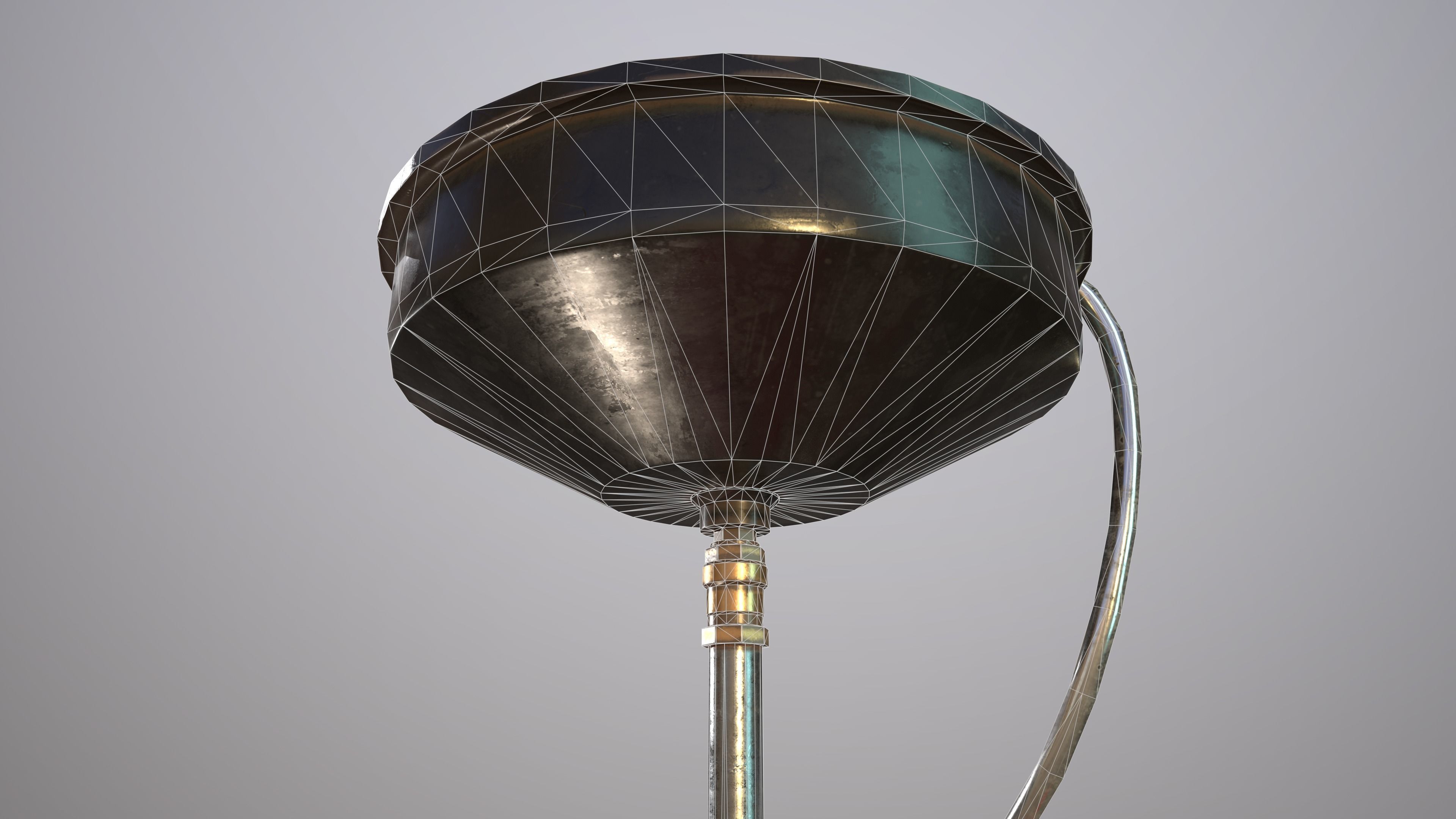 2 Version Waste Oil Drain Tank Gallon Extractor game ready Low-poly 3D model_13