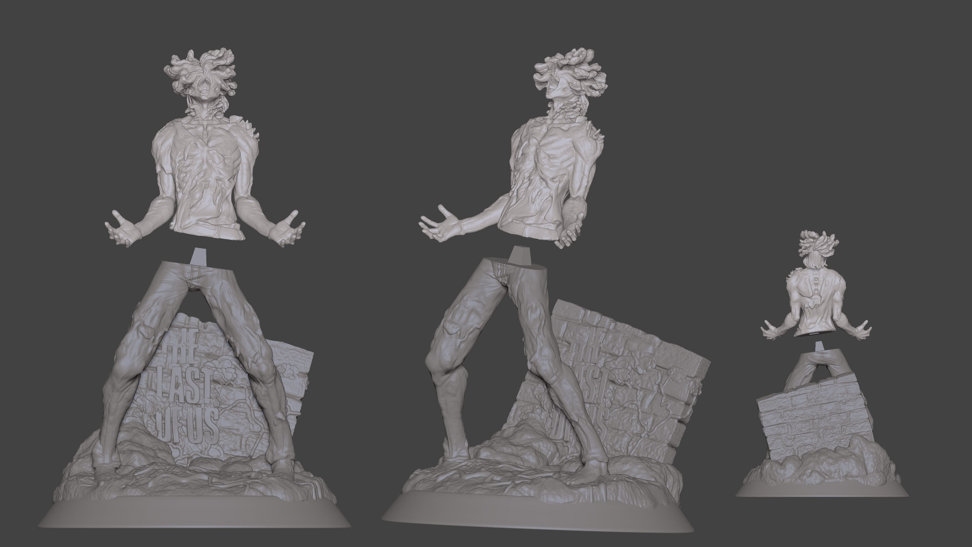 The Last of Us Infected 3D print model_7