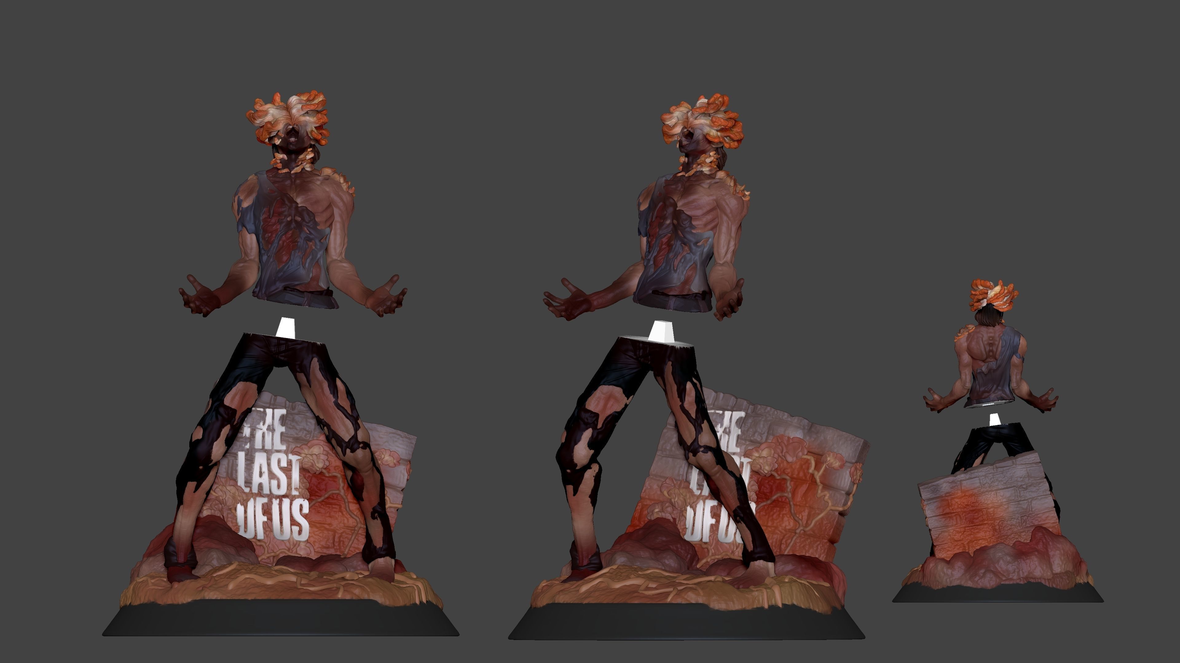 The Last of Us Infected 3D print model_6