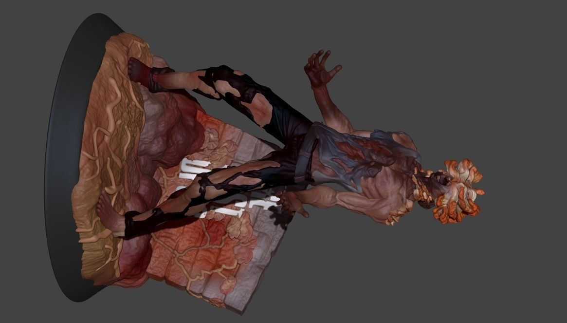The Last of Us Infected 3D print model_4