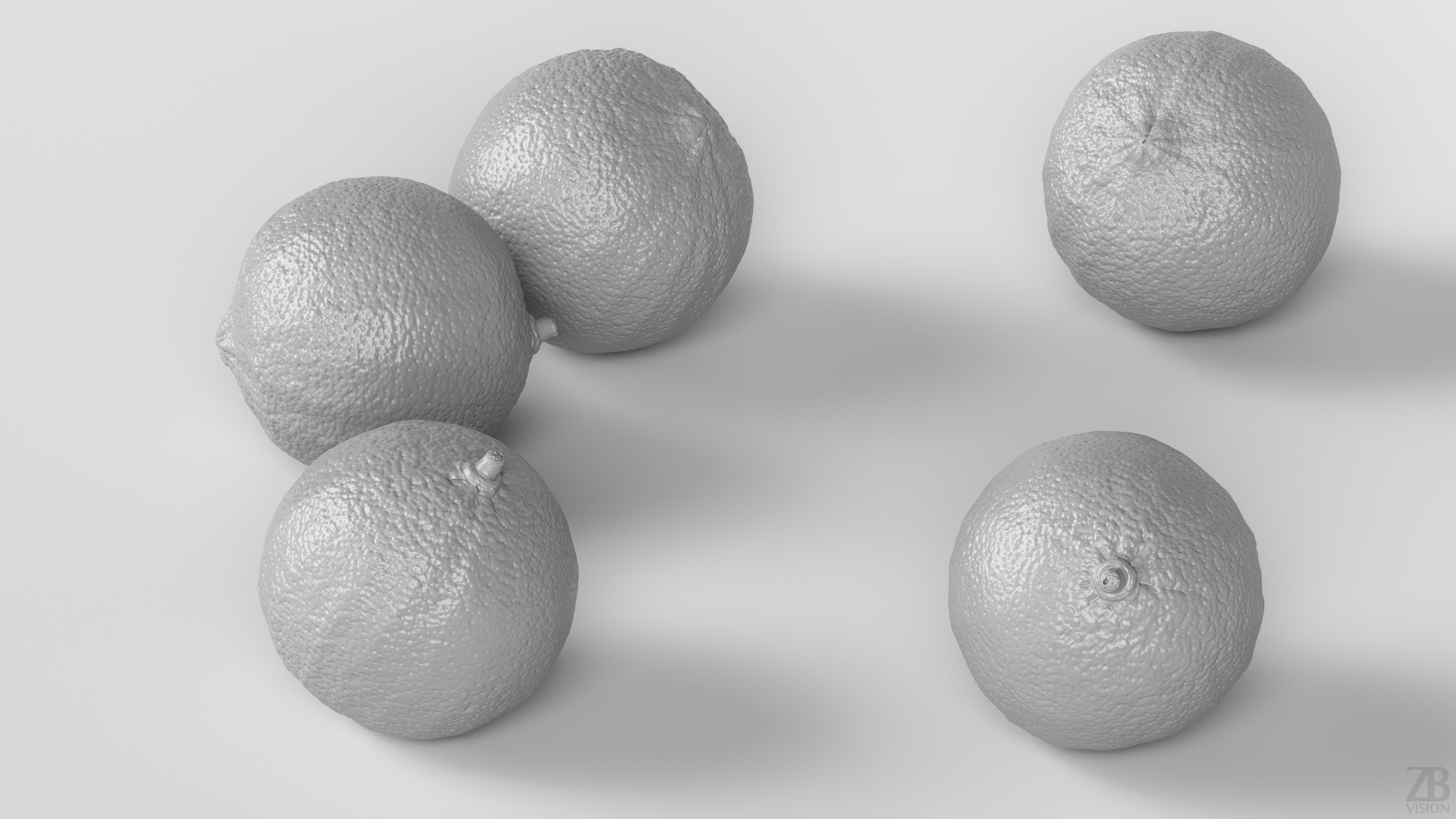 Bergamot 3D model_3