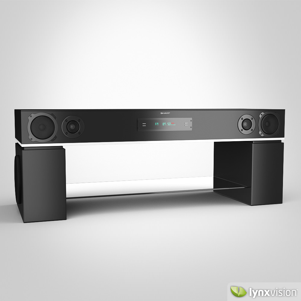 Sharp Home Cinema System 3D model