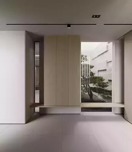 Minimalist style 3D model