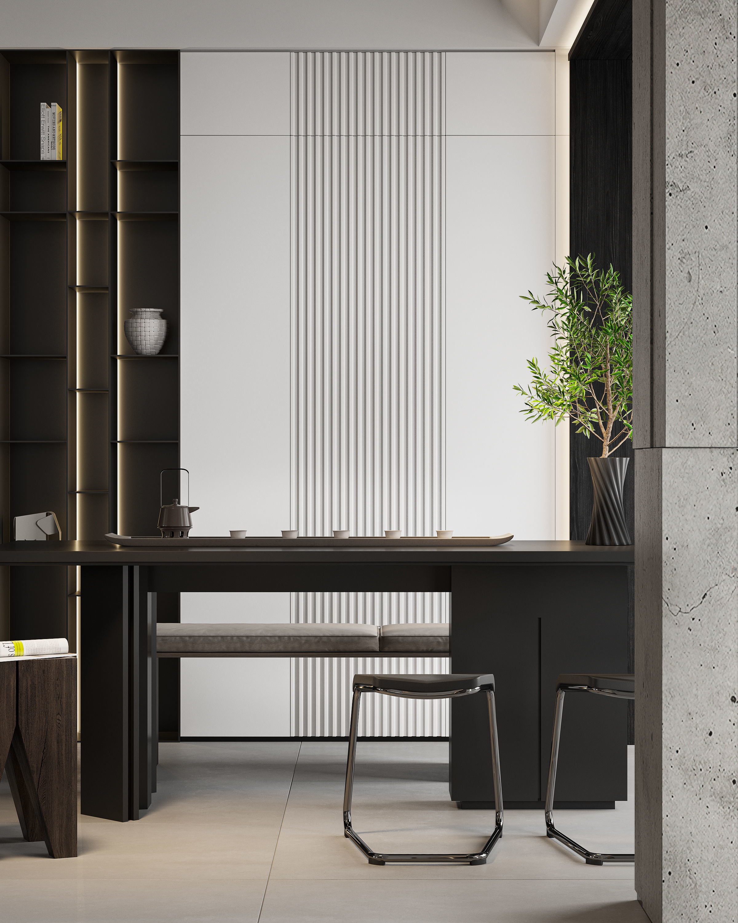 Minimalist style 3D model 3D model_4