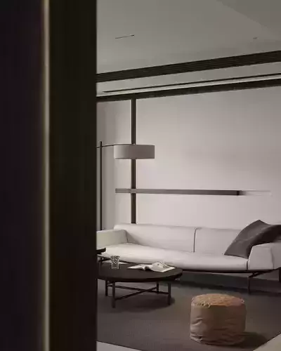 Minimalist style 3D model 3D model