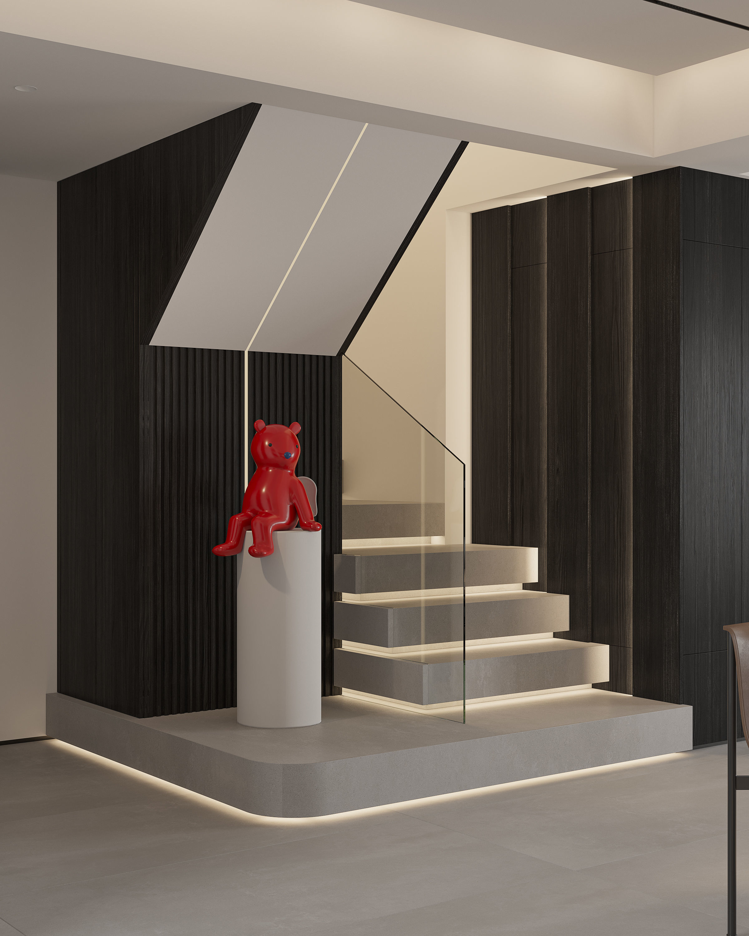 Minimalist style 3D model 3D model_6