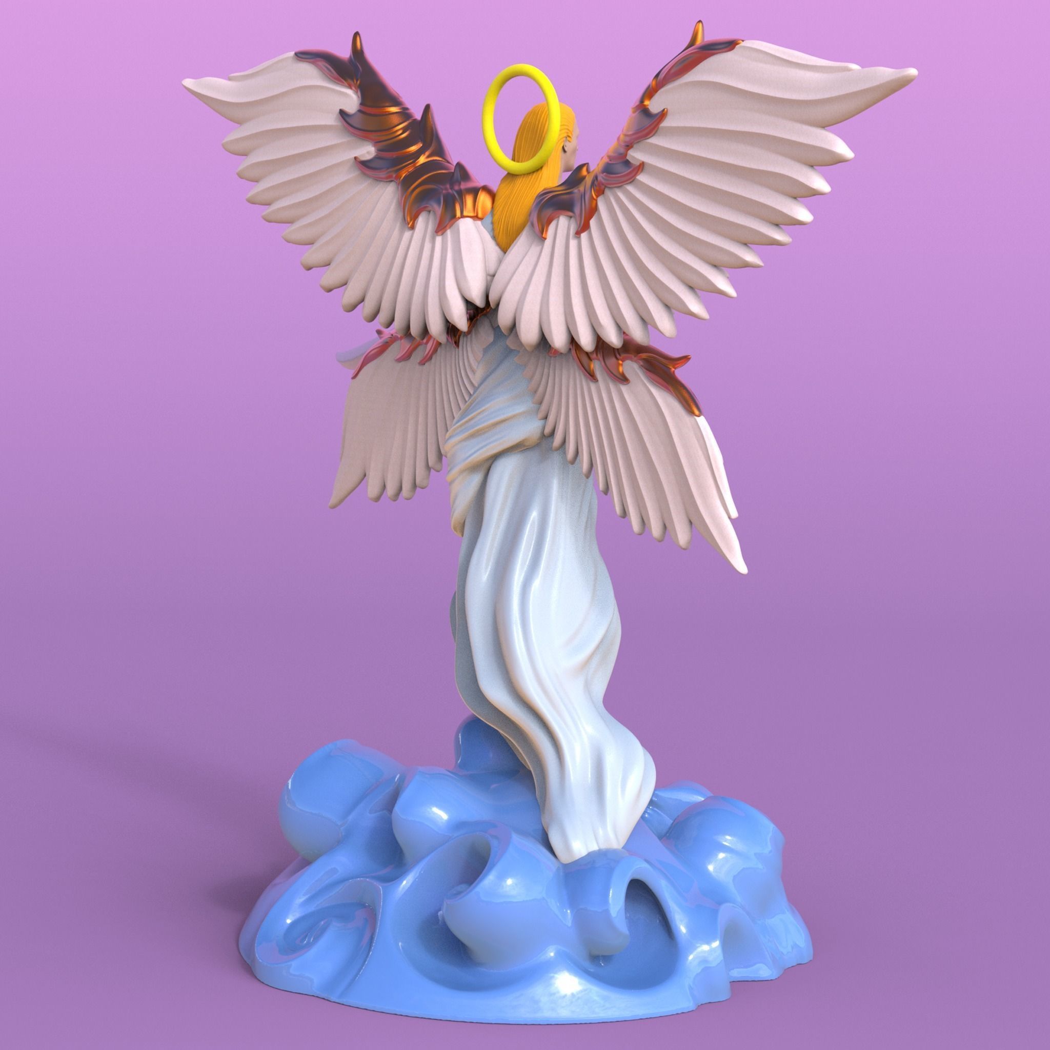 Arcangel - angel 3D print model_6