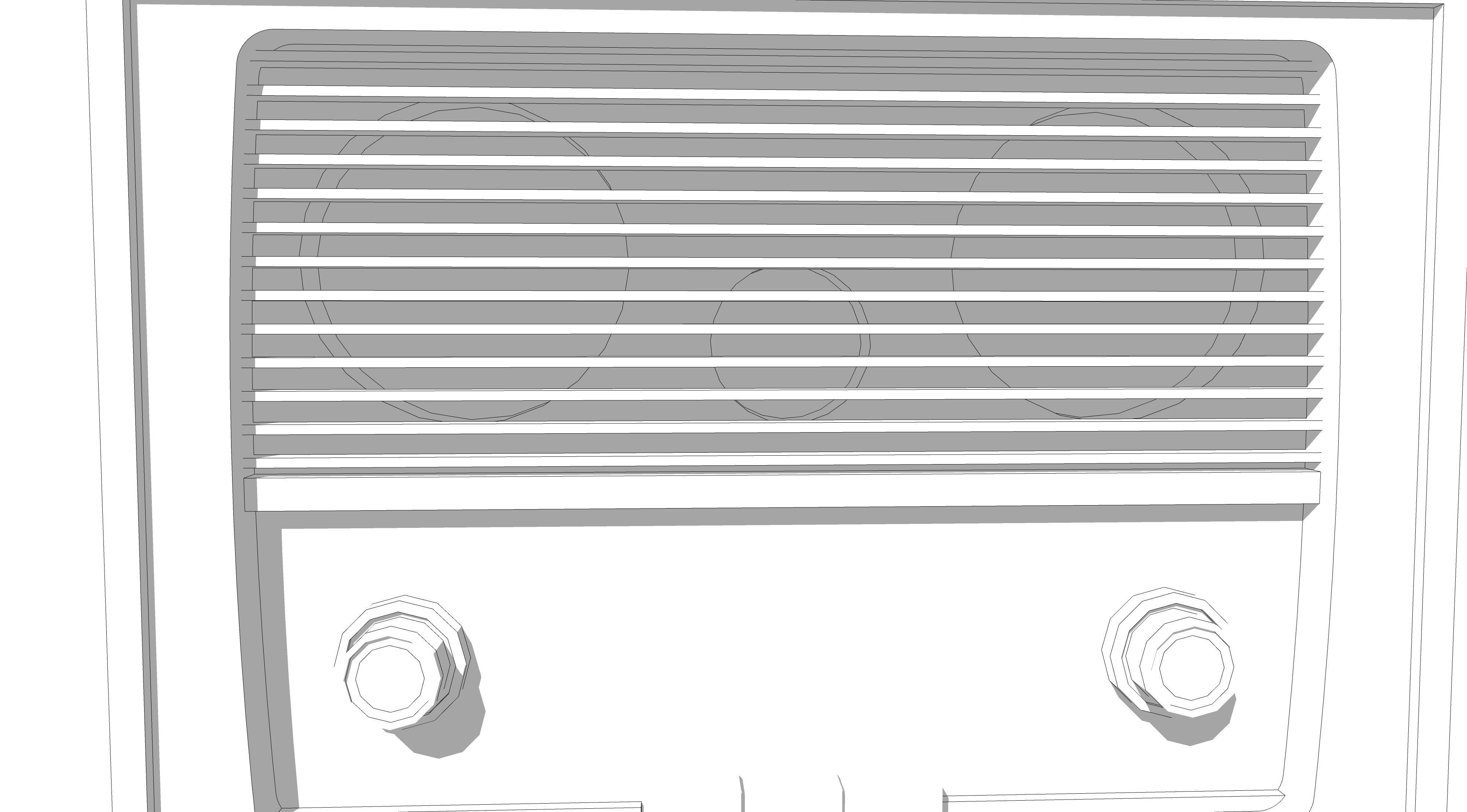 vintage radio 2 3D model_13