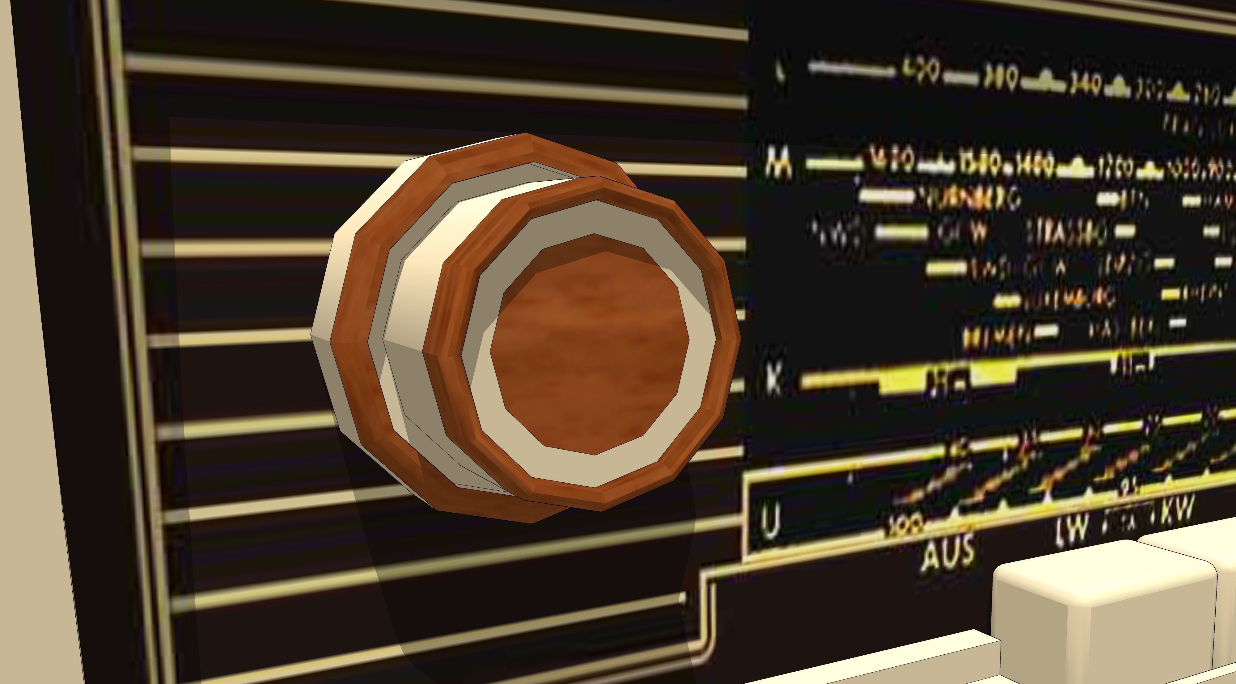 vintage radio 2 3D model_6