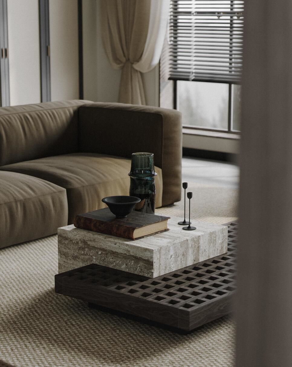 Vintage Style Living Room Dining Room 3D Model 3D model | CGTrader